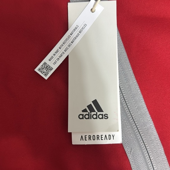 Adidas Red Hoodie jacket gray Accents HI0699 280 Full front zip up XL
New w Tags - Picture 7 of 15